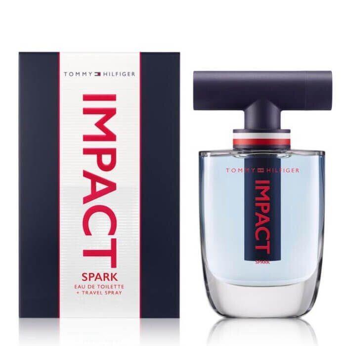 Tommy Hilfiger Impact Spark 3.4 Oz. + 0.14 Oz. Travel Set For Men