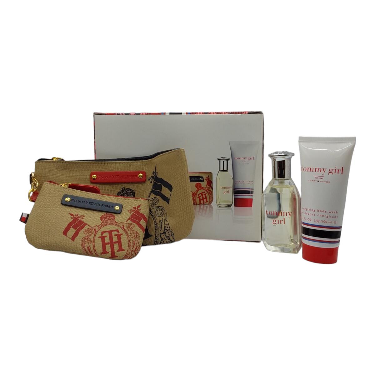 Tommy Hilfiger Tommy Girl Gift Set - 1.7 oz Edt Spray 3.4 oz Body Wash with Bag