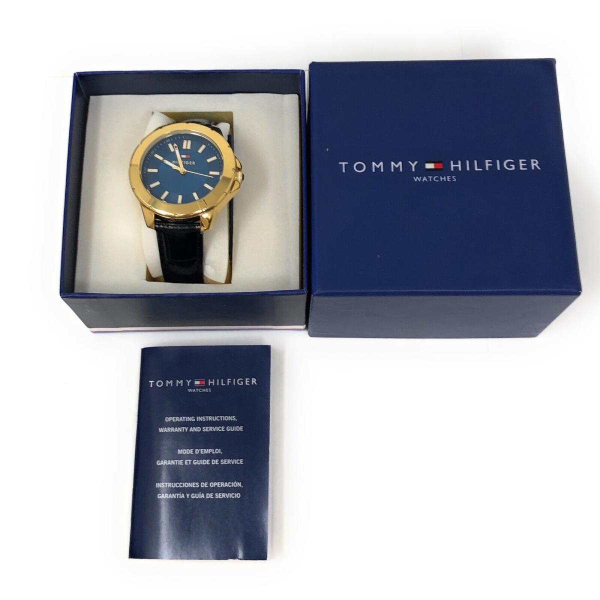 Tommy Women`s 1781433 Quartz Watch/ Blue Dial Analogue S. Steel /3ATM / Nos