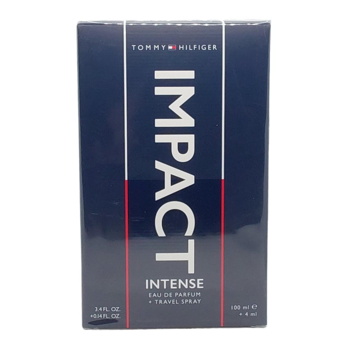 Tommy Hilfiger Impact Intense Men Eau De Parfum Travel Spray 3.4 oz + .14 oz