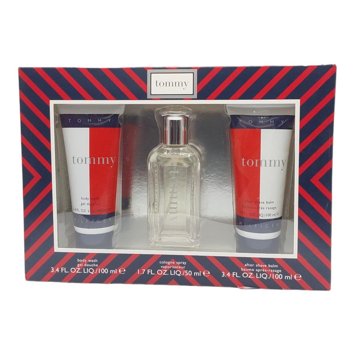 Tommy Hilfiger Tommy For Men Gift Set Body Wash Cologne 50ml After Shave Balm