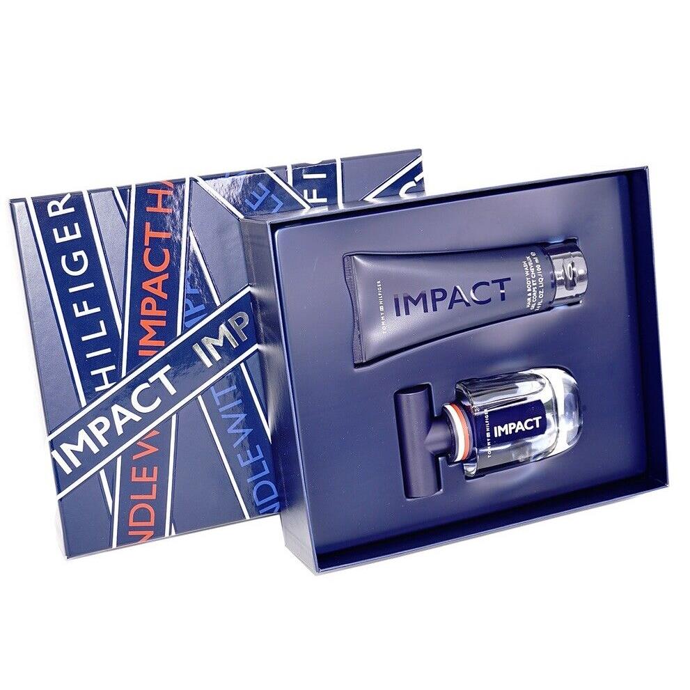 Tommy Hilfiger Impact Eau De Toilette + Hair Body Wash Set