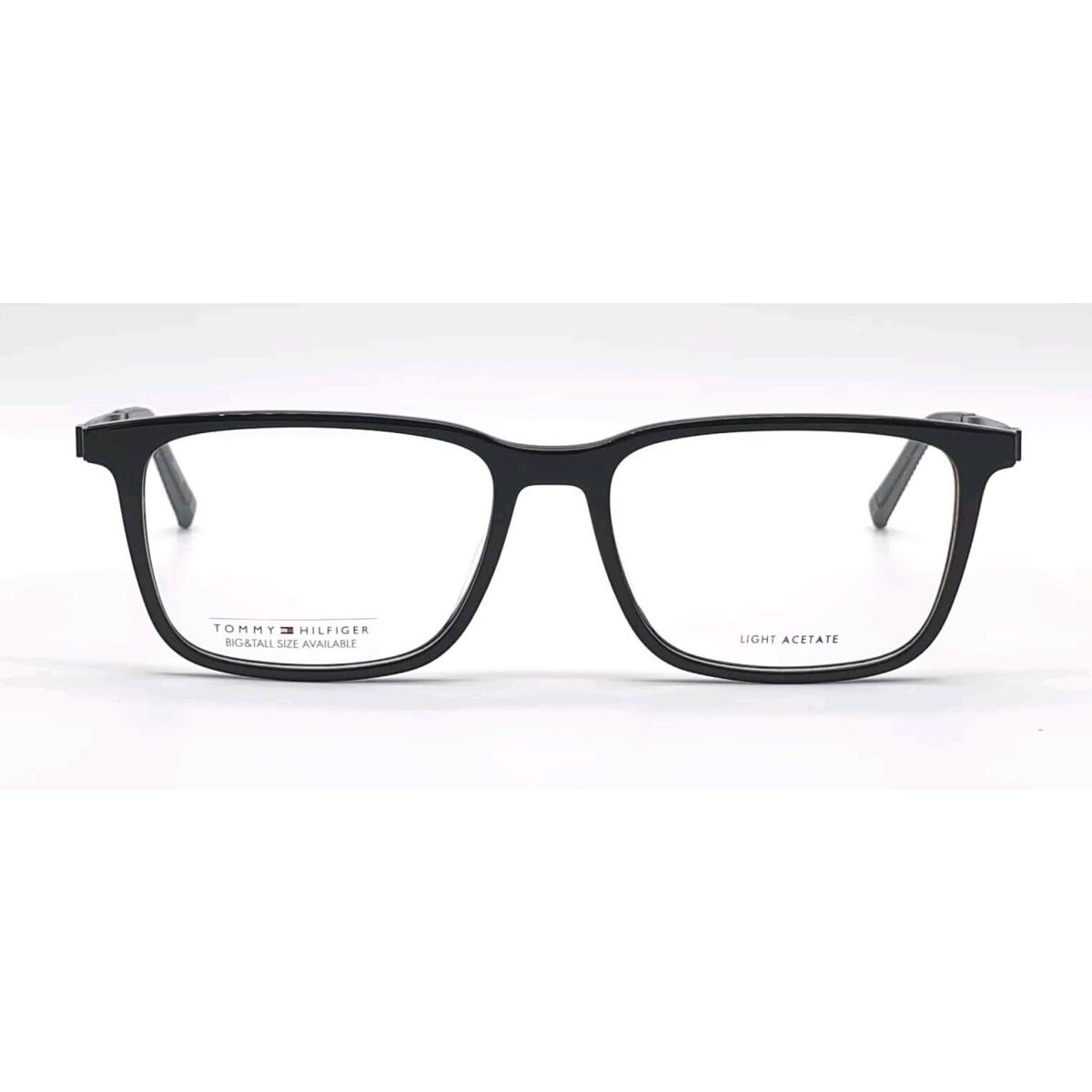 Tommy Hilfiger TH 1916 807 Black Rectangular 55x17 145 Eyeglasses