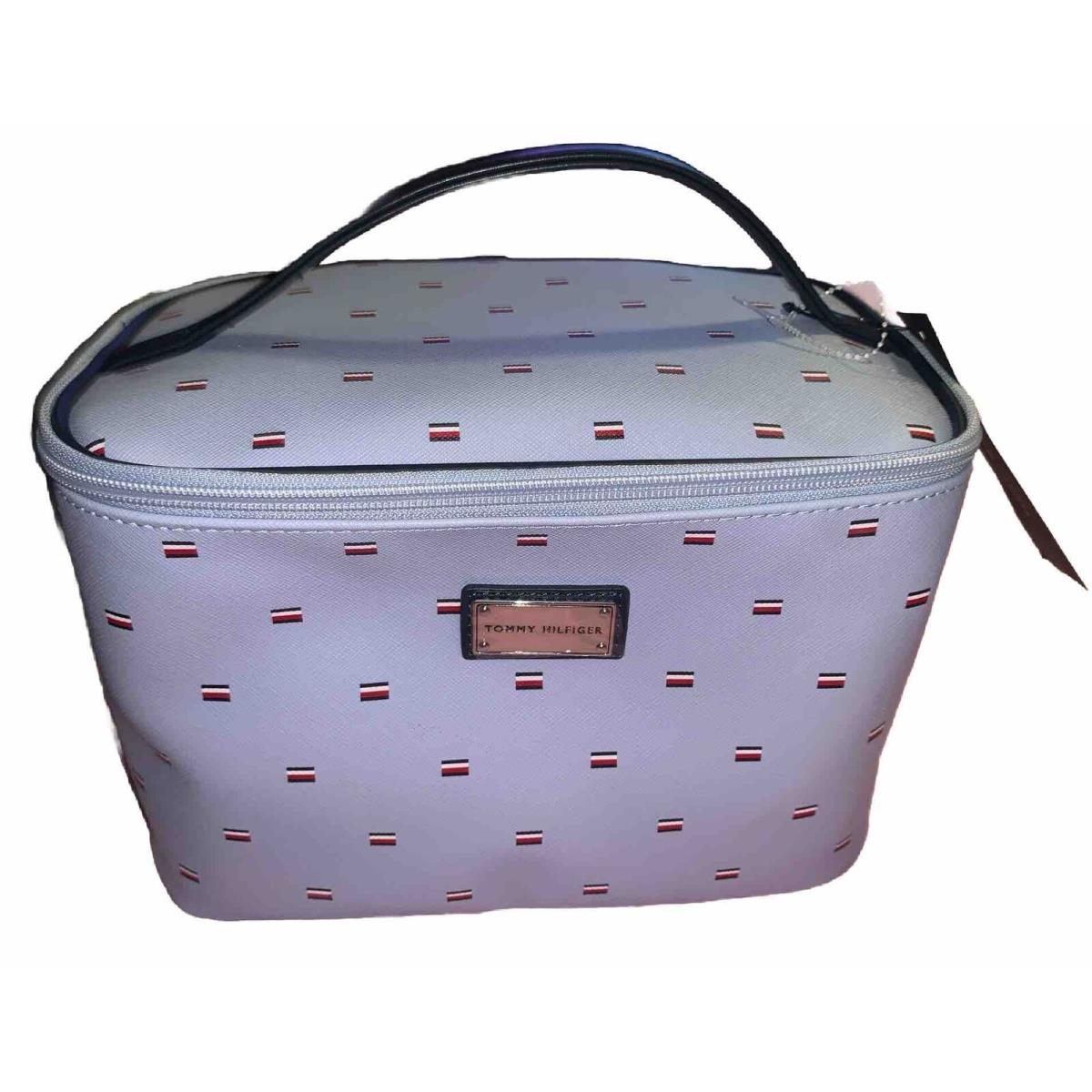 Tommy Hilfiger Train Case Cosmetic Bag Makeup Travel