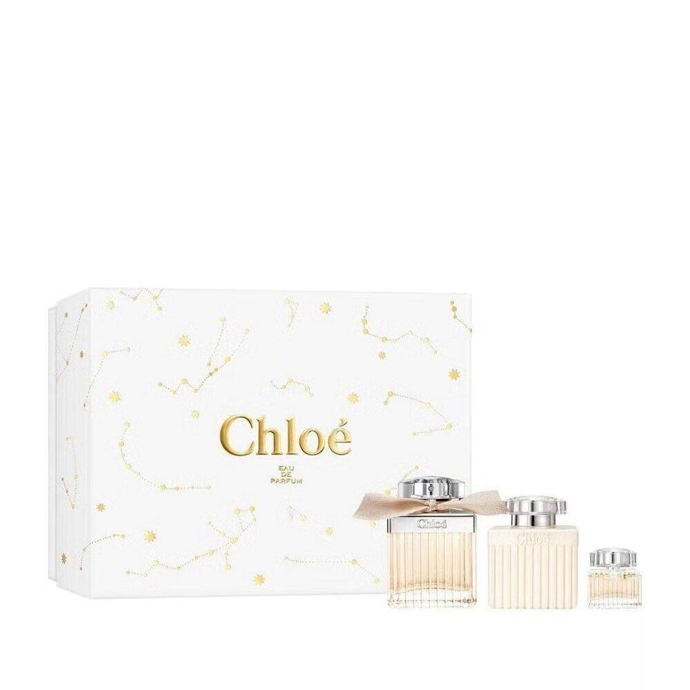 Chloe Eau De Parfum Spray 3-pc Gift Set Edp 75ml + Edp 5ml + BL 100ml