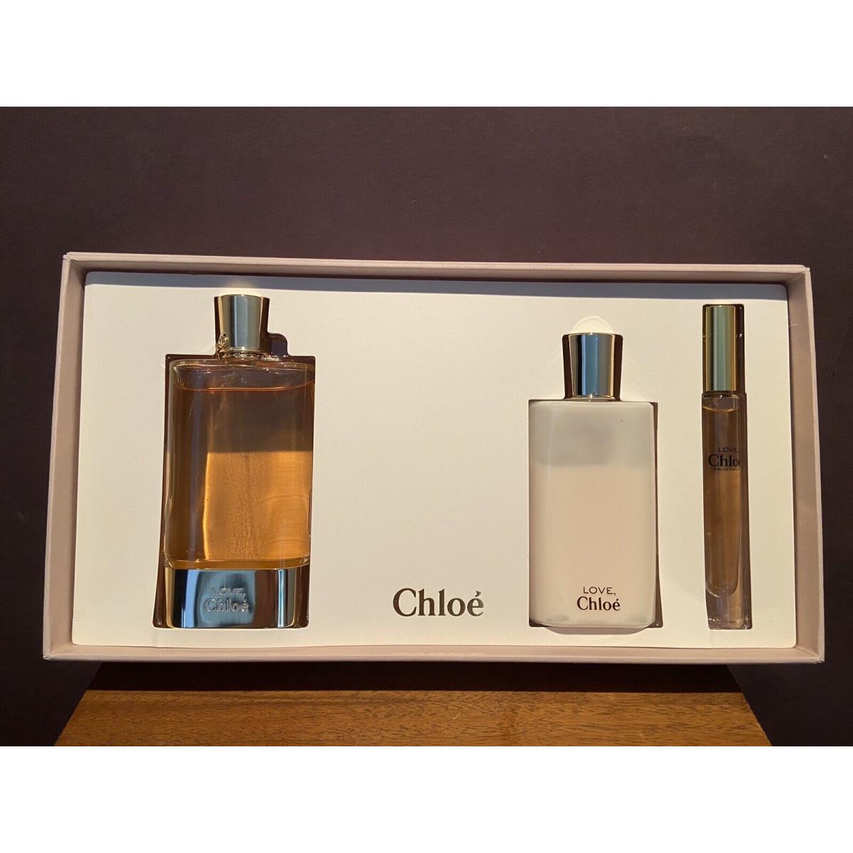 Love Chloe 2.5 OZ / 75 ML Eau de Parfum Women s 3 Pcs Gift Set See Photos Rare