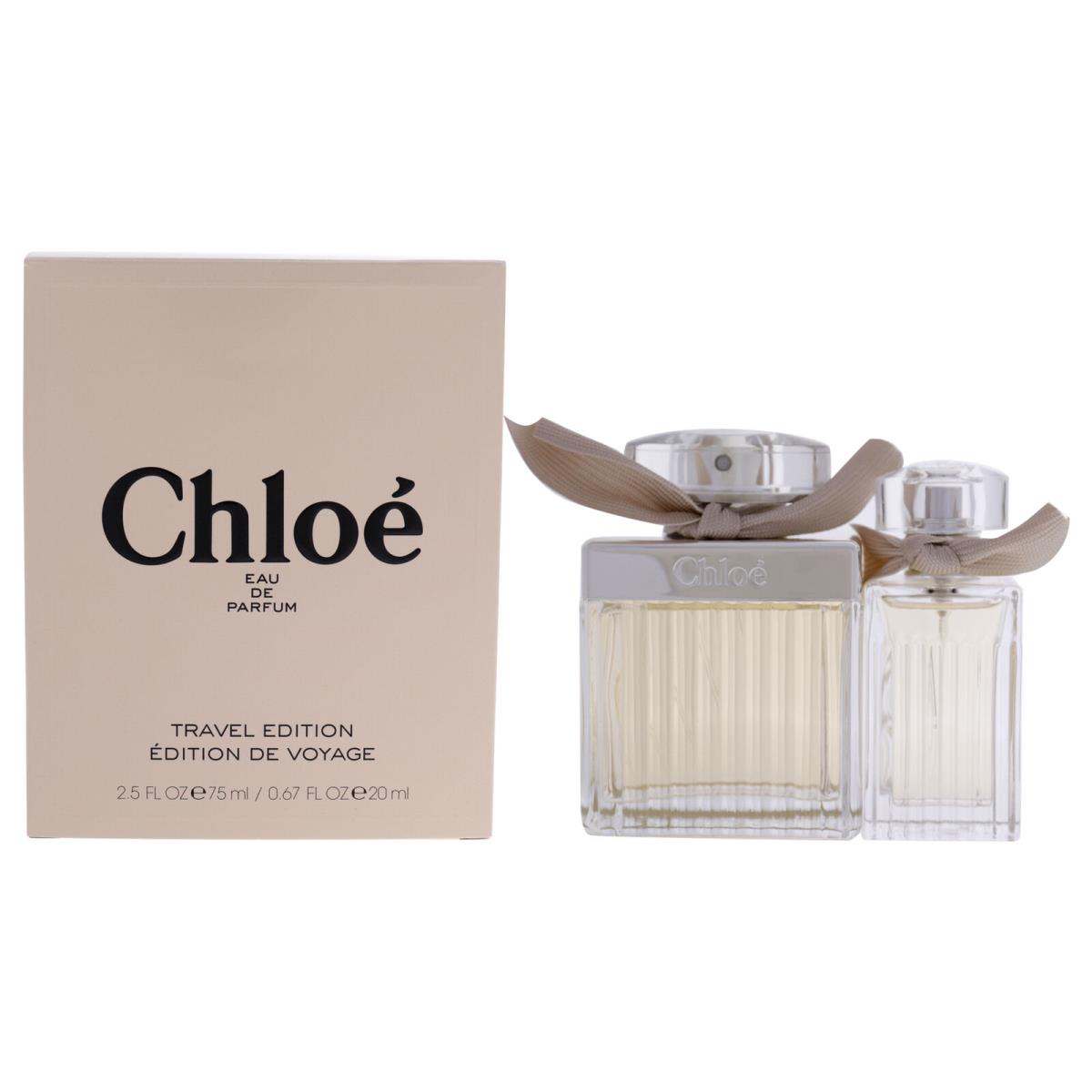 Chloe by Chloe For Women - 2 Pc Gift Set 2.5oz Edp Spray 0.67oz Edp Mini Spray