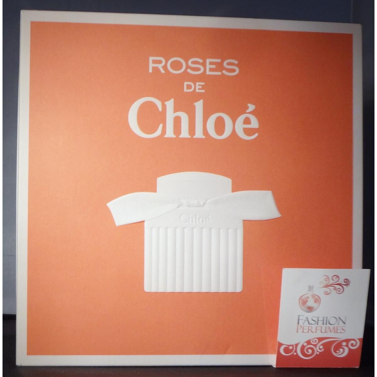 Roses DE Chloe 1.7 OZ Edt - 2 Pcs Gift Set - Made IN Monaco Htf