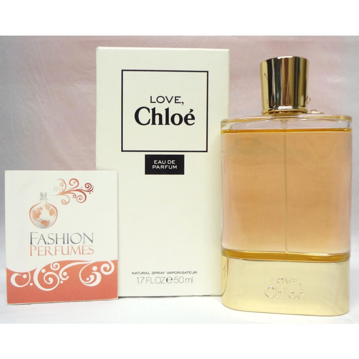 Love Chloe Eau DE Parfum 1.7 OZ - Made IN France - Tester Presentation