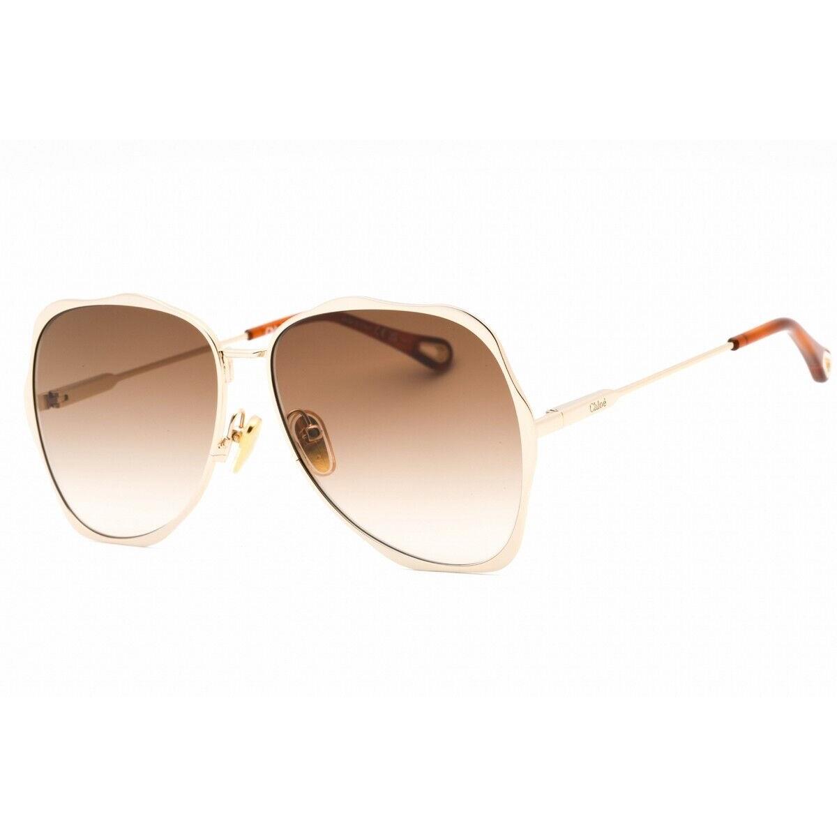 Chloe CH0183S-002-60 Sunglasses Size 60mm 140mm 14mm Gold Women