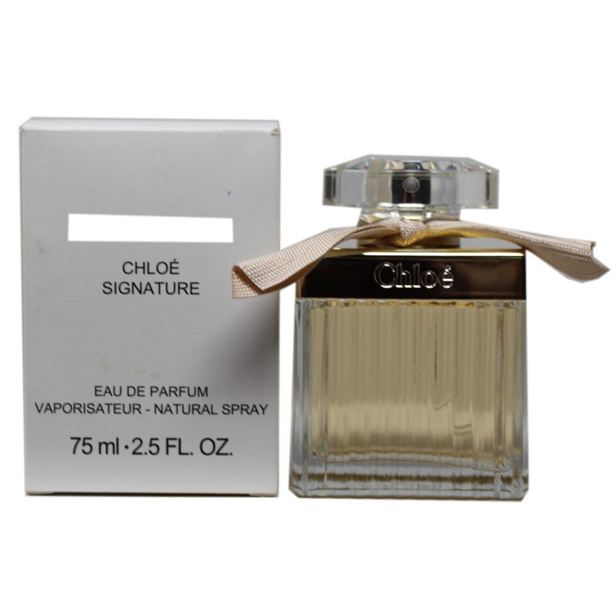 Chloe Signature Eau DE Parfum Natural Spray 75 ML/2.5 Fl.oz. T-o/p