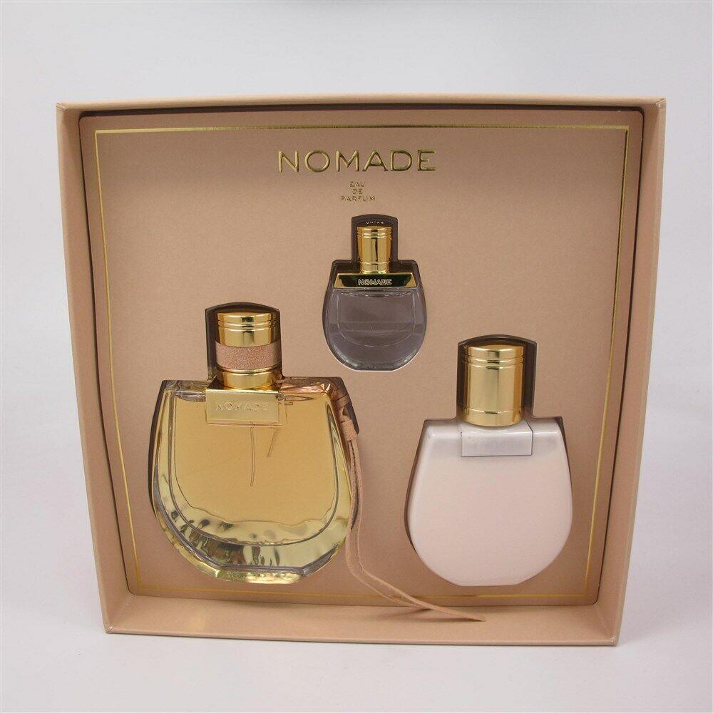 Nomade by Chloe 3 Pcs Set: 75 ml/2.5 oz 0.17 oz Edp 3.4 oz Body Lotion