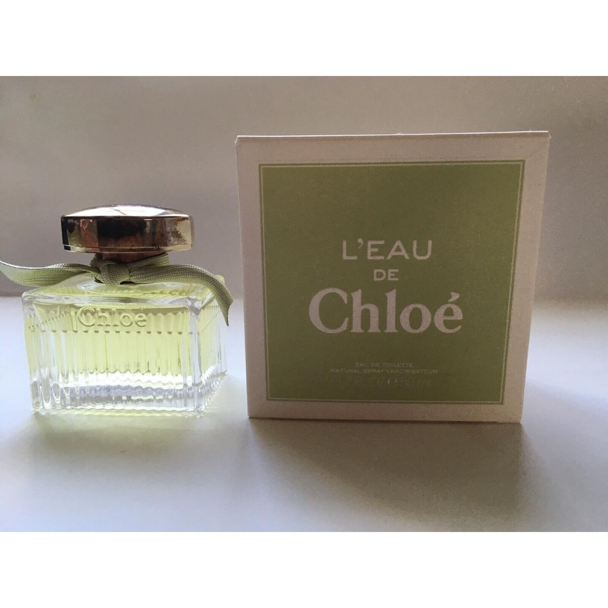 L`eau DE Chloe 1.7oz Edt Spray Women Very Rare Vintage