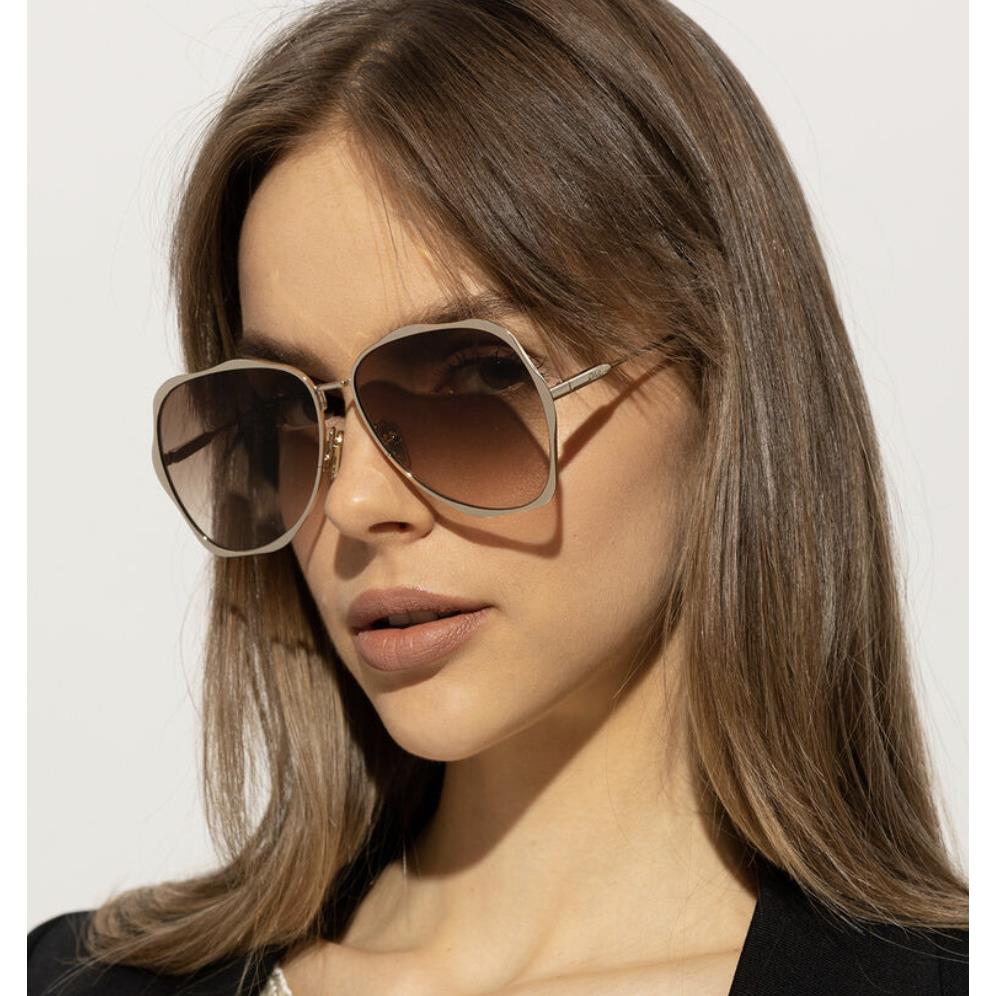 Chloe CH0183S-002 Gold-gold Sunglasses