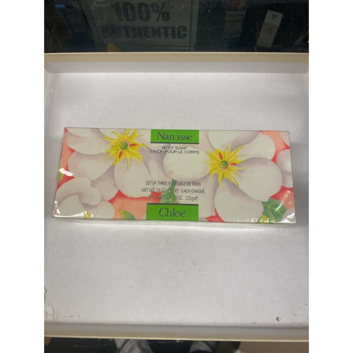 Chloe Narcisse Body Soap Set of Three 2.6 fl oz Each