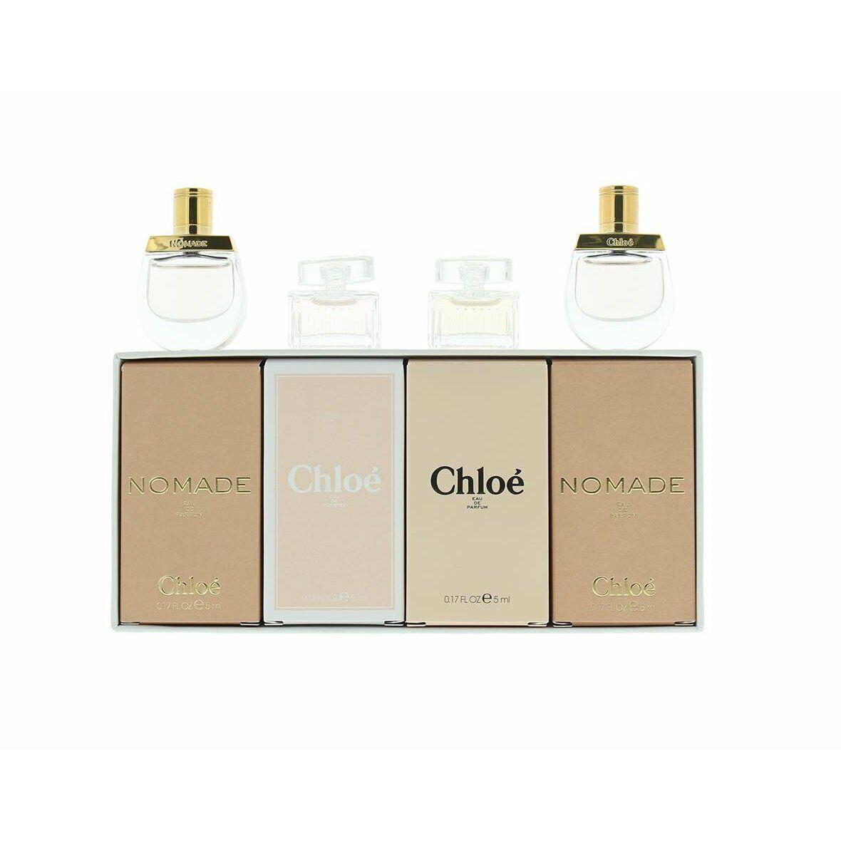 Chloe 4 Piece Miniature Women Gift Set 2 x Nomade 2 x Chloe