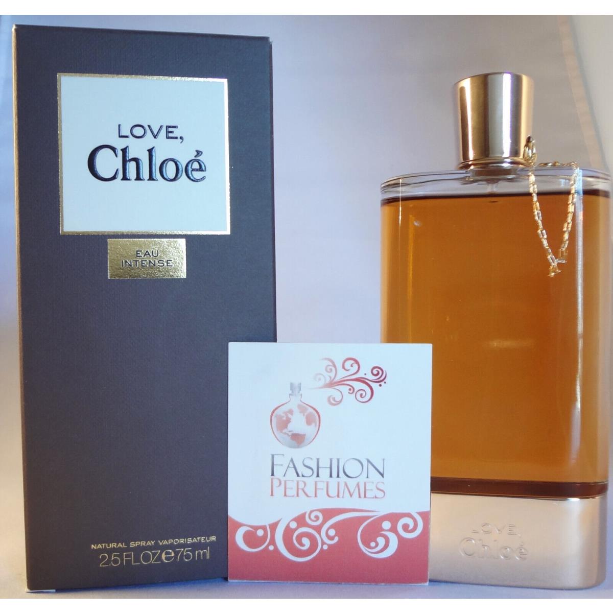 Love Chloe Eau Intense by Chloe 2.5 OZ Edp Made IN France Very Htf