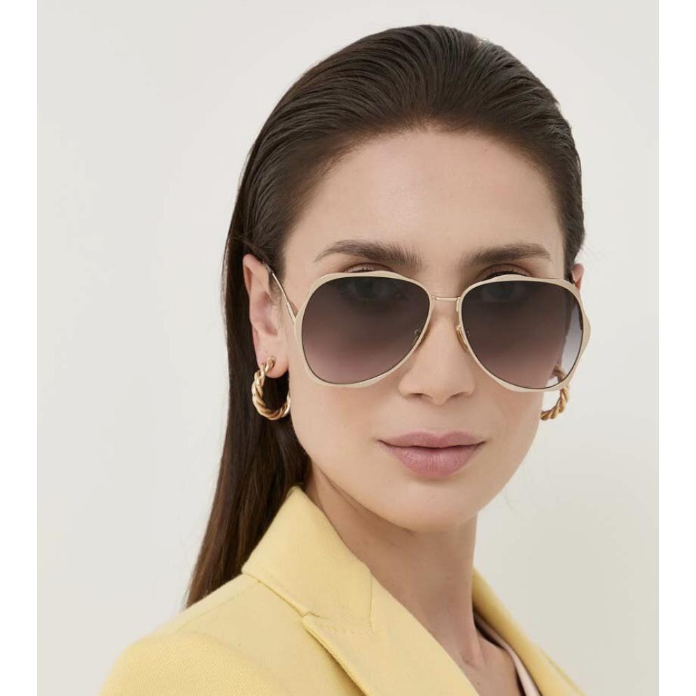 Chloe CH0183S-001 Gold-gold Sunglasses