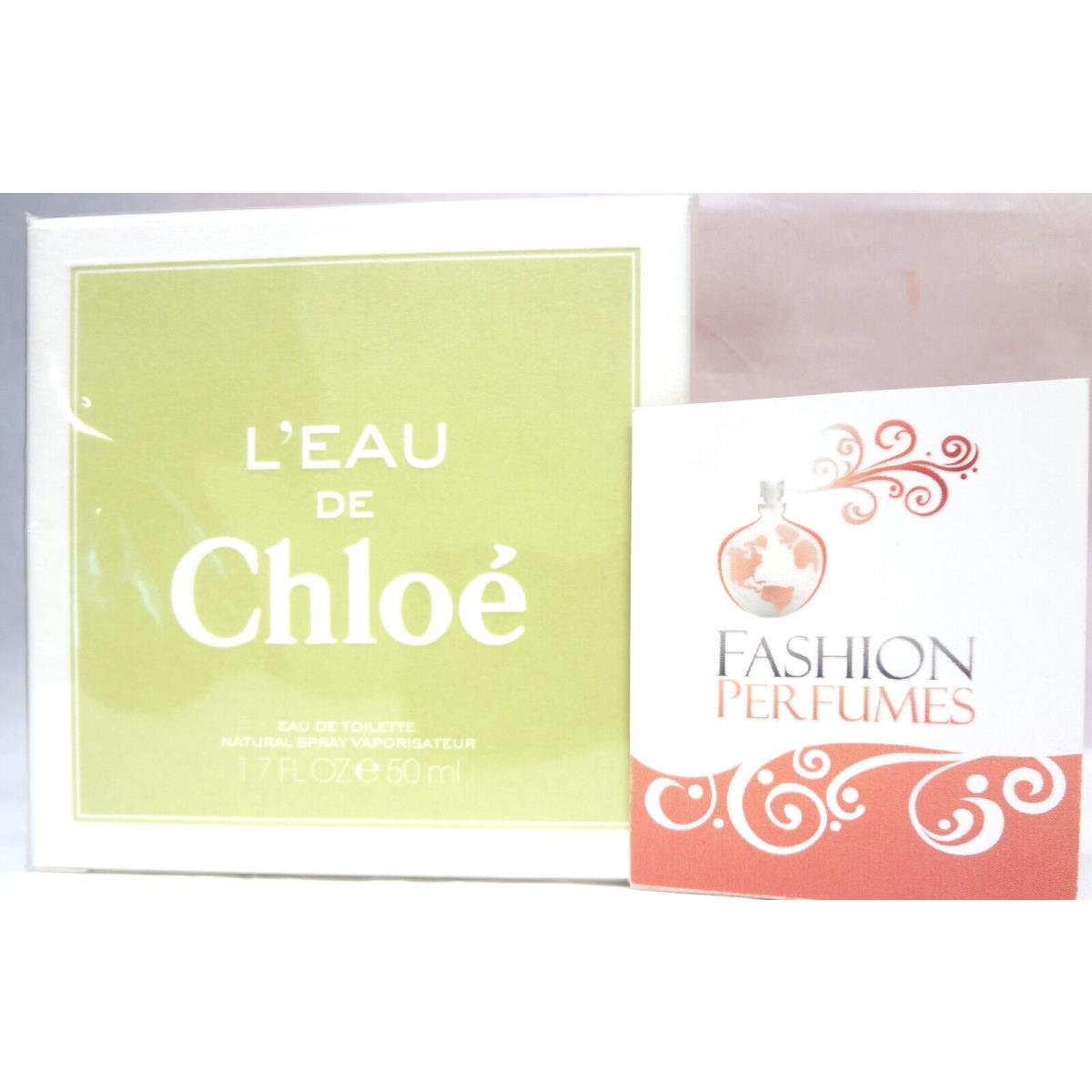 Chloe L`eau DE Chloe 1.7 OZ Edt Made IN France Still Cellophane Wrapped