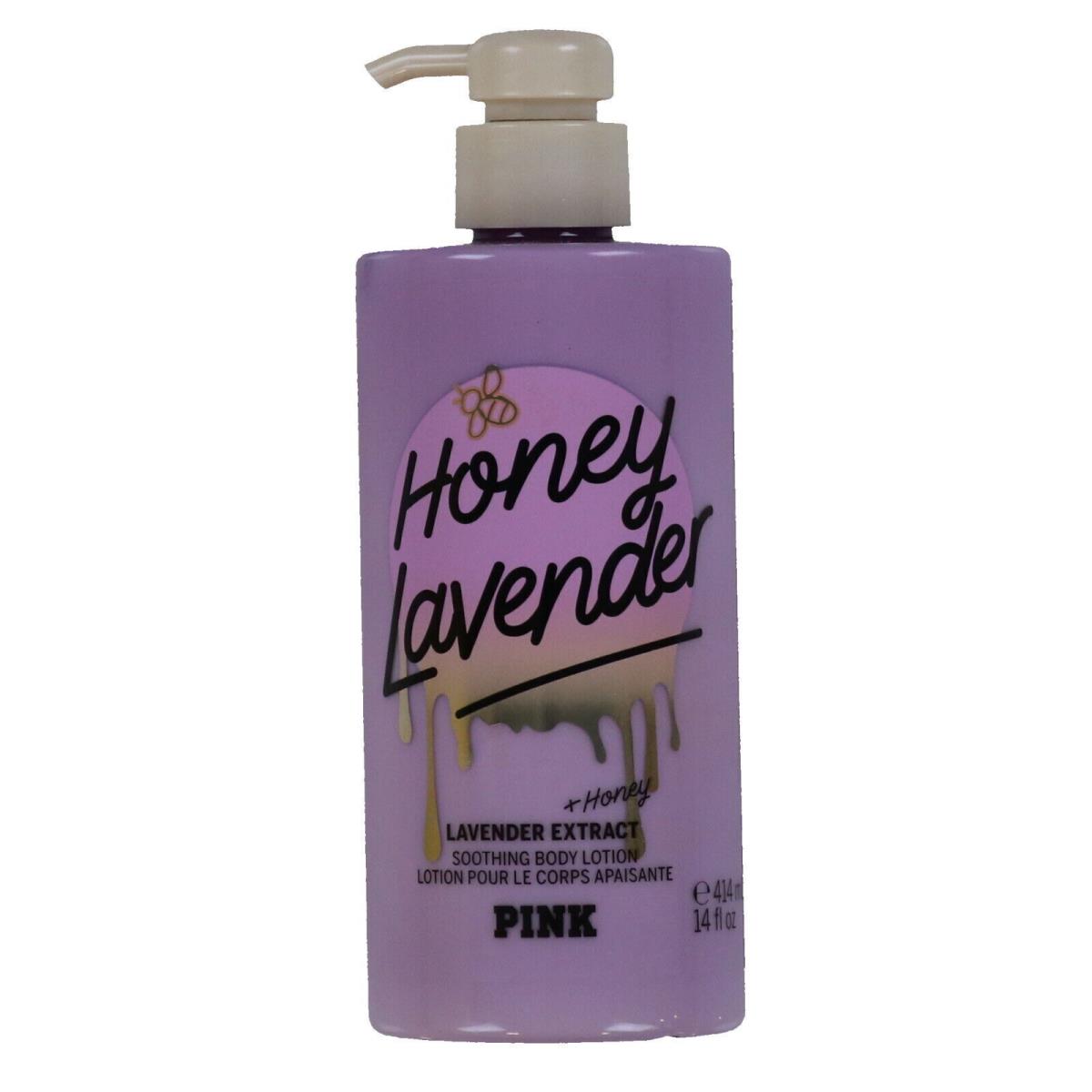 Victoria`s Secret Pink Body Lotion 14 Fl Oz Lot Of 5 Moisturizing Fragrance Honey Lavender