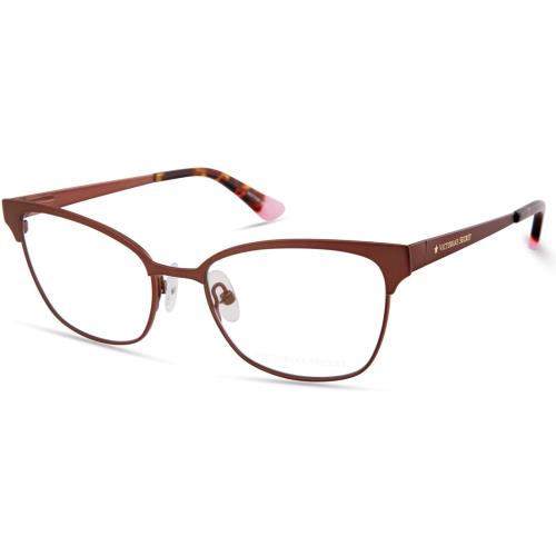 Victoria`s Secret VS5026 Semi Matt Brown w Brown Rim Gold Star 050 Eyeglasses