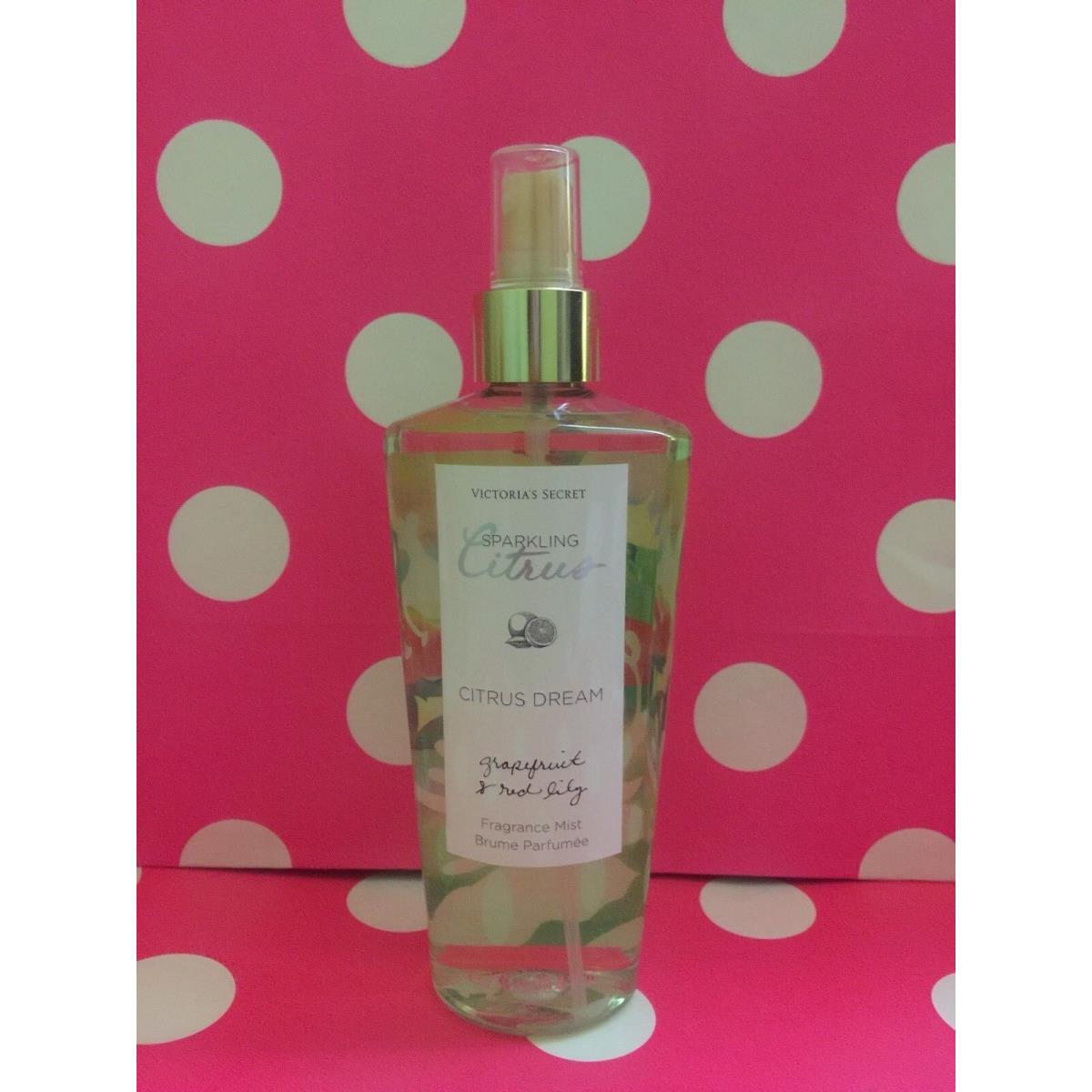 1 Victoria`s Secret Lemon Escape Citrus Dream Luscious Crush Mist u Pick