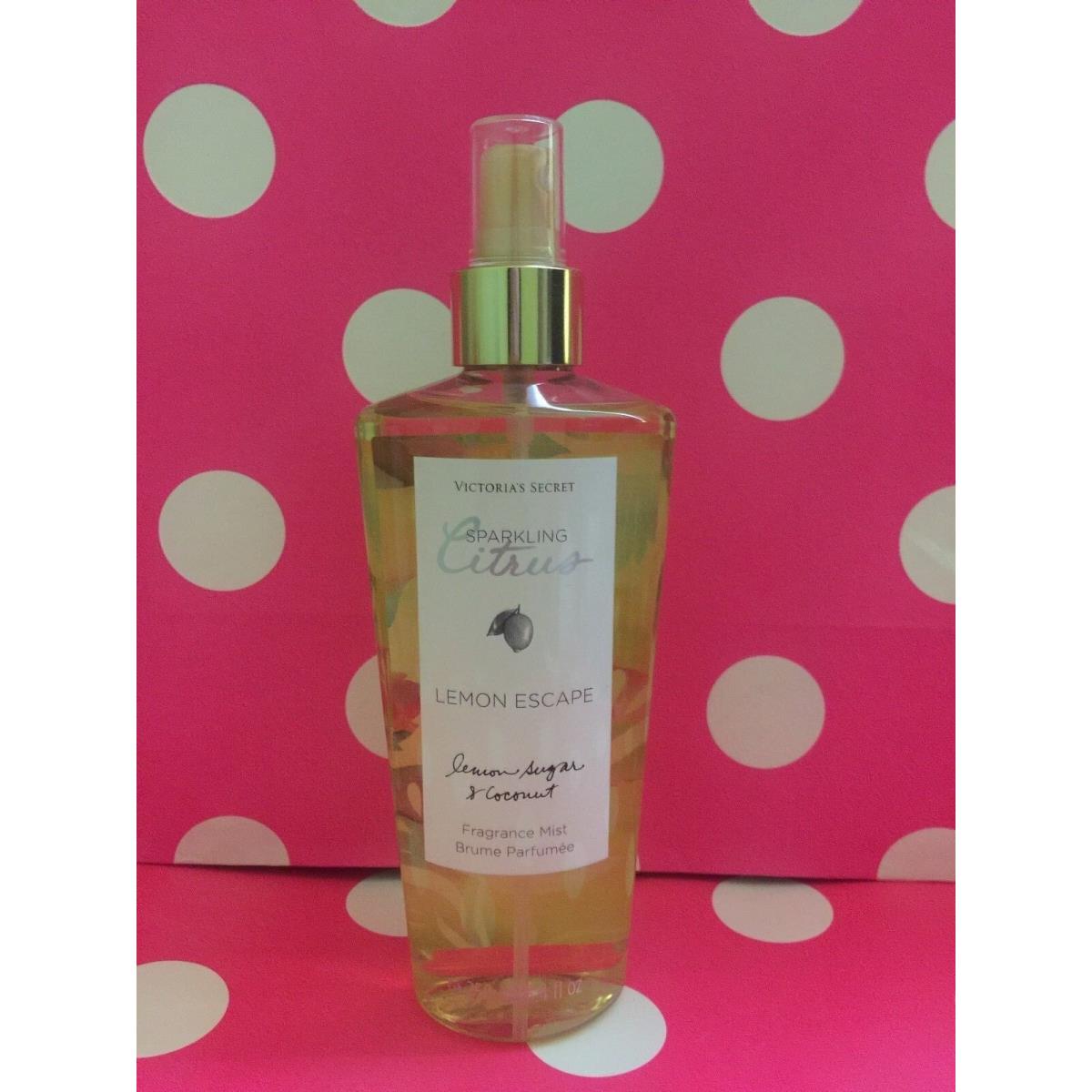 1 Victoria`s Secret Lemon Escape Citrus Dream Luscious Crush Mist u Pick Lemon Escape