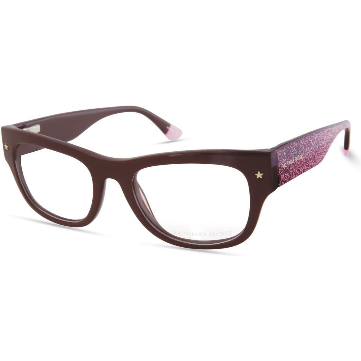 Victoria`s Secret VS5014 Dark Red w Gold Star on Temple Red 069 Eyeglasses