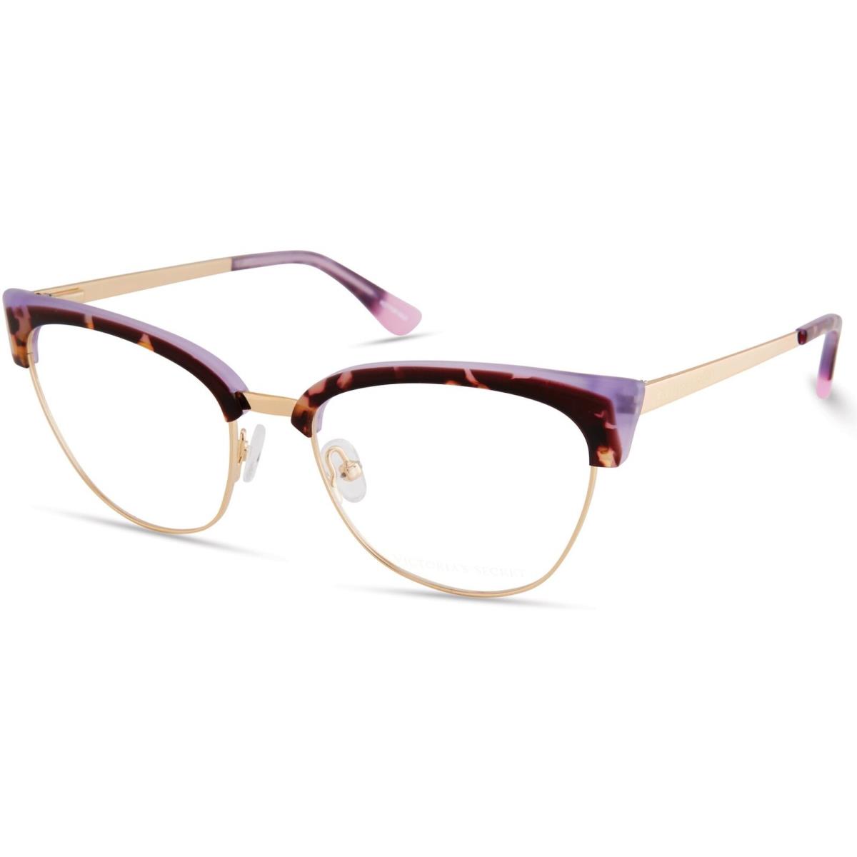 Victoria`s Secret VS5019 Tortoise on Purple Gold Rim w Gold Star 056 Eyeglasses