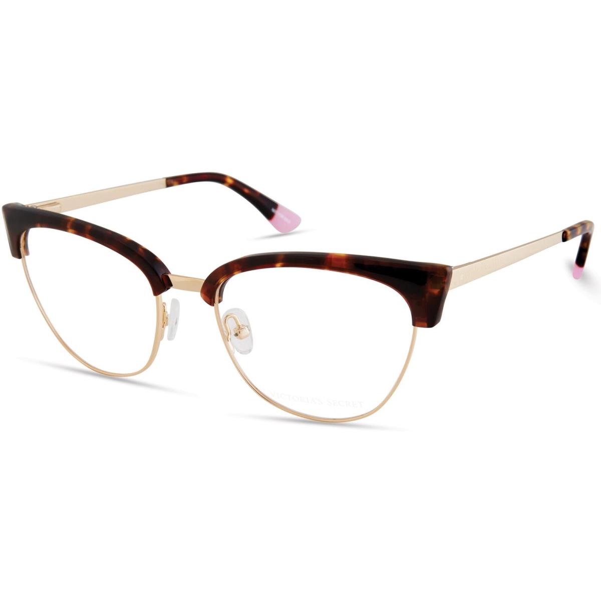 Victoria`s Secret VS5019 Tortoise Gold Rim w Gold Star on Temple 052 Eyeglasses