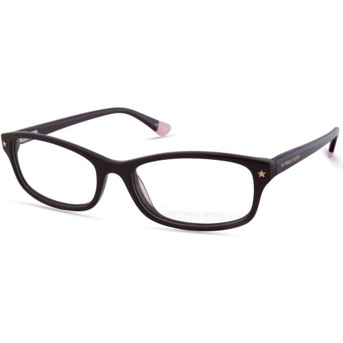 Victoria`s Secret VS5011 Purple w Gold Star on End Pieces 081 Eyeglasses