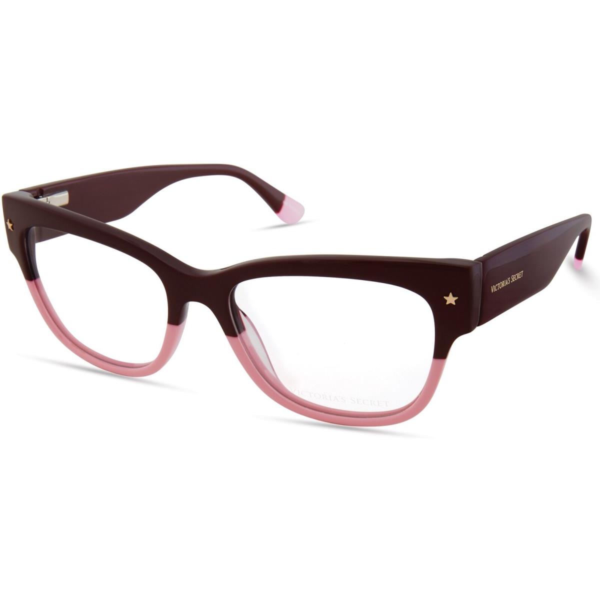 Victoria`s Secret VS5015 Red to Pink w Gold Star on Temple Red 068 Eyeglasses