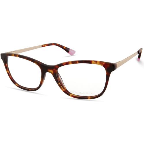 Victoria`s Secret VS5023 Dark Tortoise w Gold Star on Temple 052 Eyeglasses