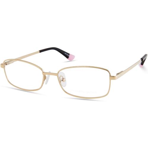 Victoria`s Secret VS5022 Gold w Gold Star on Temple Black Tips 030 Eyeglasses