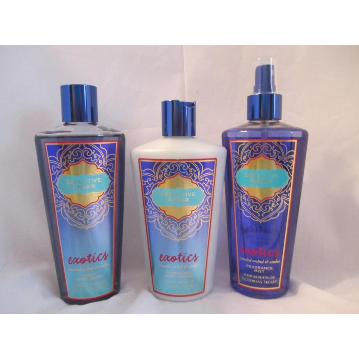 Victoria`s Secret Set of 3 Wash/scrub Lotion Mist - U Pick Scent