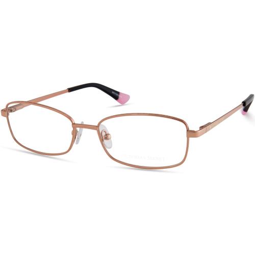 Victoria`s Secret VS5022 Rose Gold w Gold Star on Temple Black 028 Eyeglasses