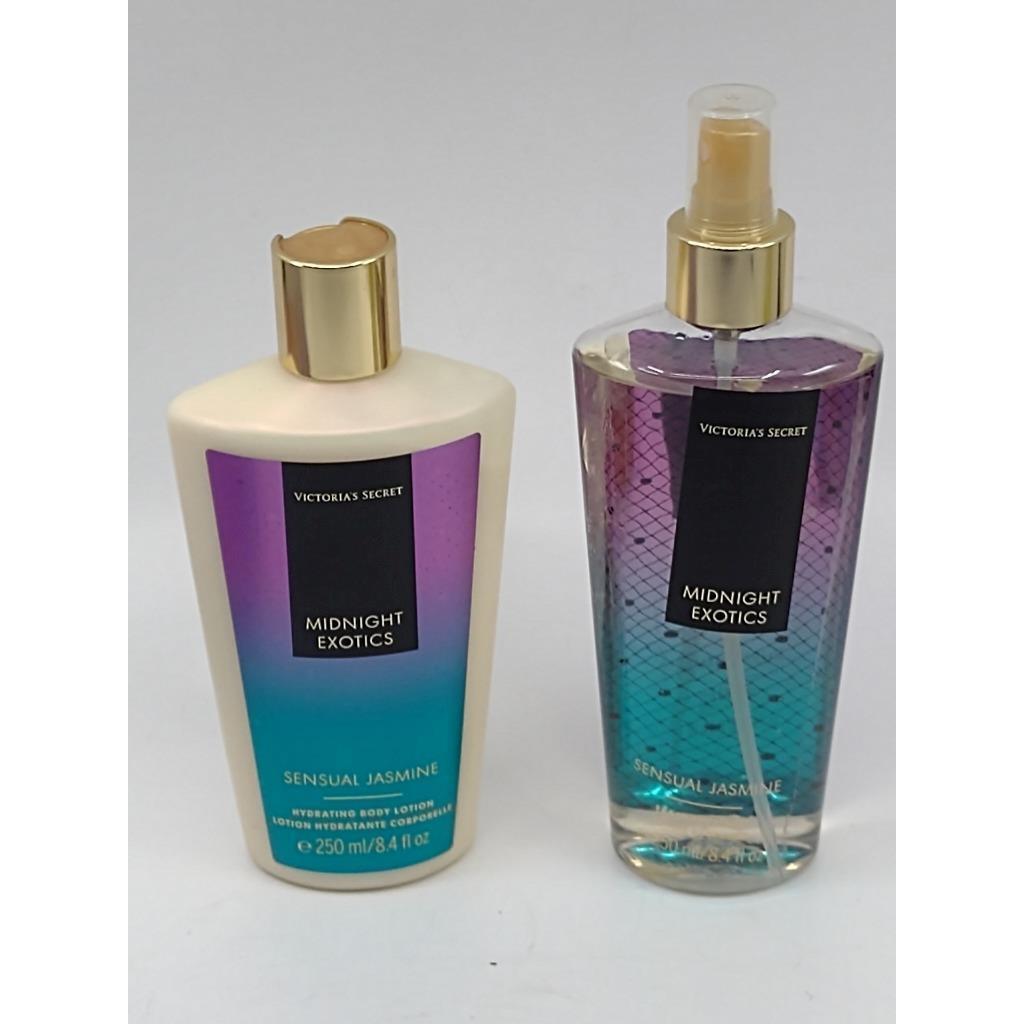 Victoria`s Secret Midnight Exotics Sensual Jasmine Fragrance Mist Body Lotion