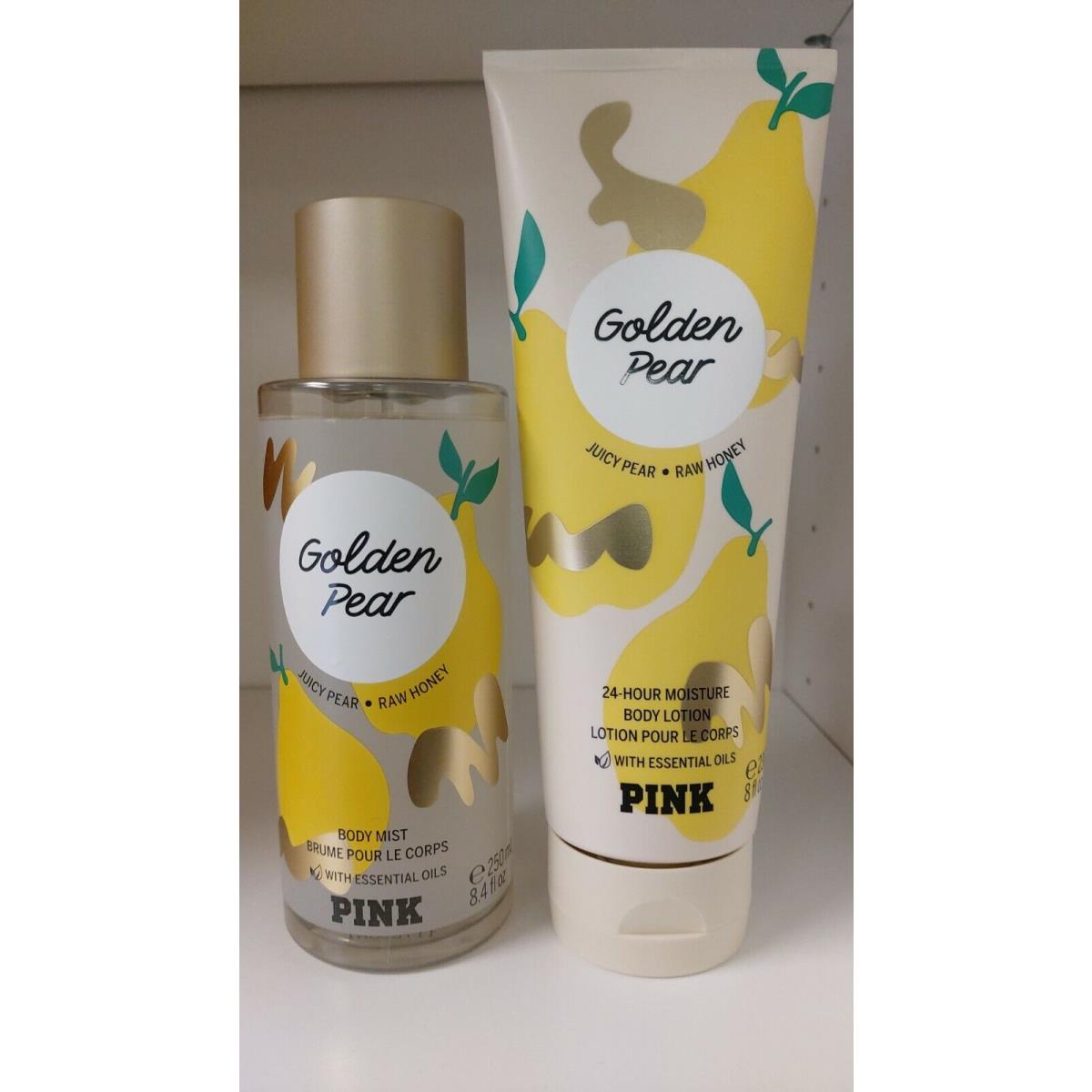 Victoria`s Secret Golden Pear Body Lotion+mist Set