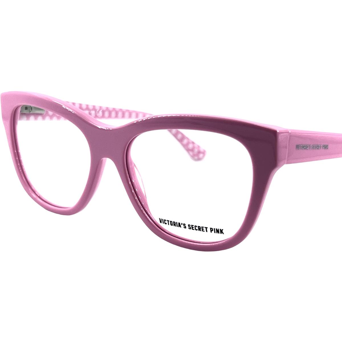 Victoria`s Secret Pink PK5020 Womens Plastic Eyeglass Frame 072 Light Pink 53-16