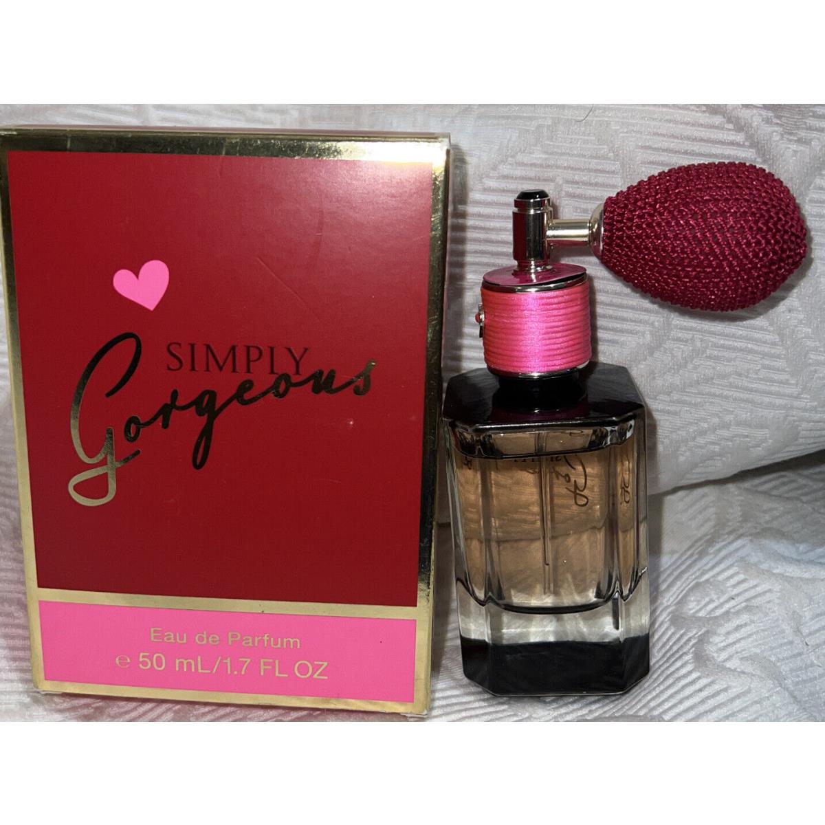 Victoria`s Secret Simply Gorgeous Eau De Parfum 1.7 fl oz Rare Htf