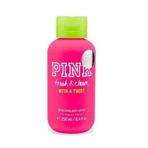 Victorias Secret Pink Fresh Clean with A Twist Fragrance Body Lotion 8.4