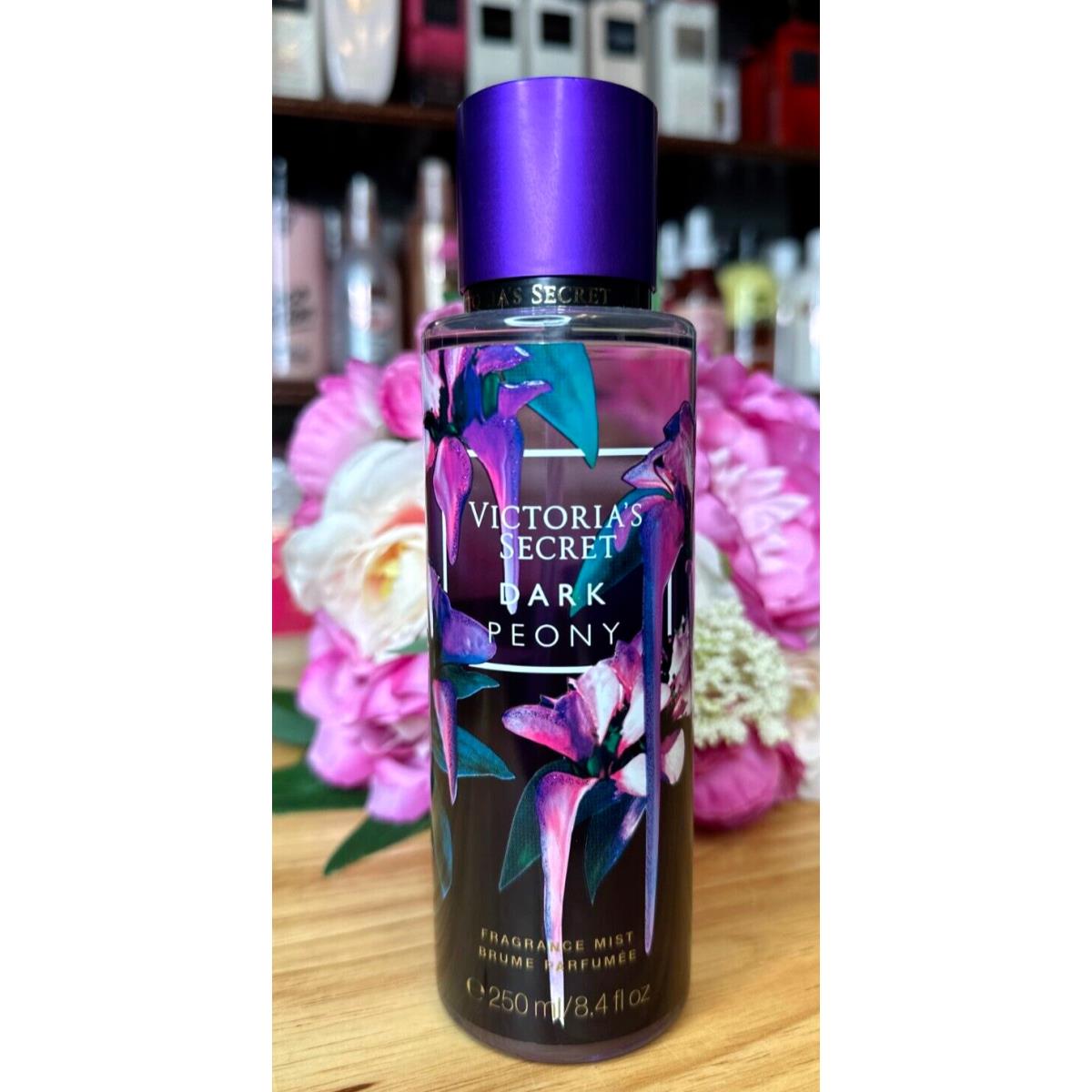 Victoria`s Secret Dark Peony Fragrance Mist Body Spray 8.4 Oz. Limited Edition