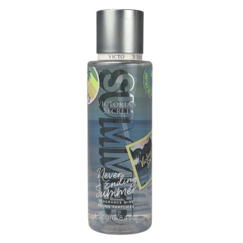 Victoria S Secret Never Ending Summer Fragrance Body Mist Spray Splash 8.4 oz