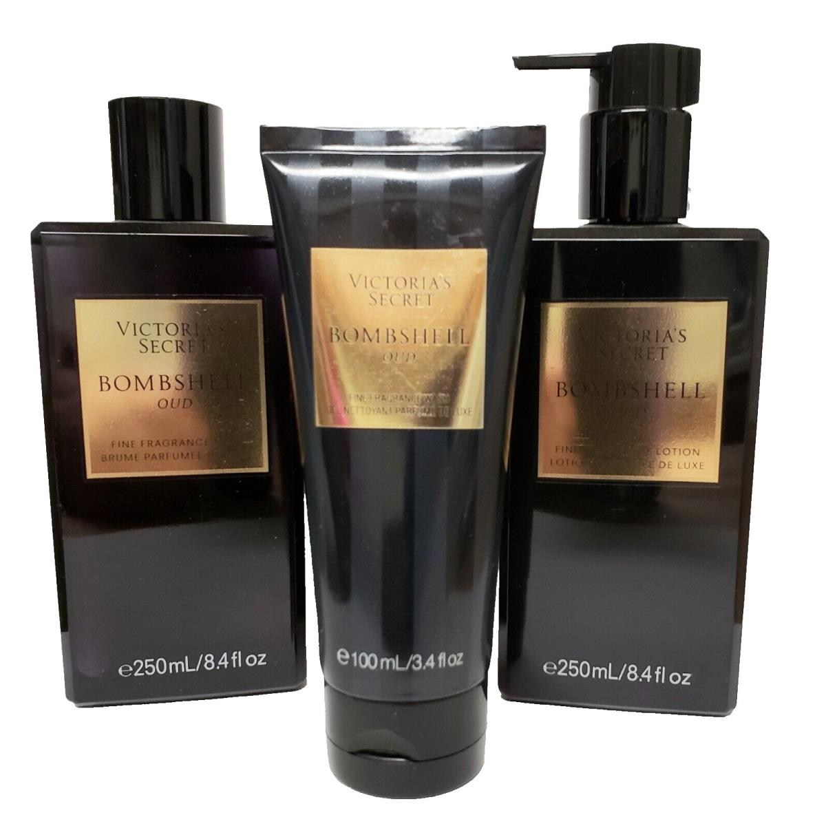 Victoria`s Secret Bombshell Oud Set Mist Lotion Wash