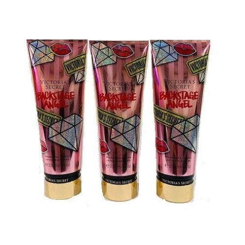 Victoria`s Secret Backstage Angel Fragrance Lotion 8 oz Lot of 3