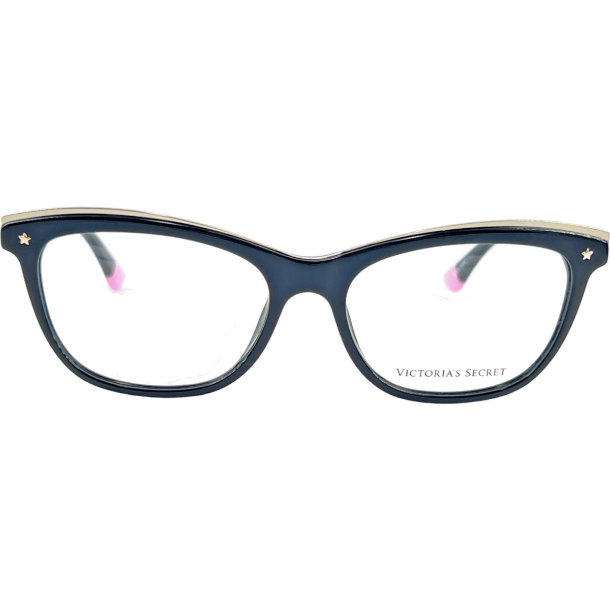 Victorias Secret VS5041 Womens Plastic Eyeglass Frame 001 Black 53-16