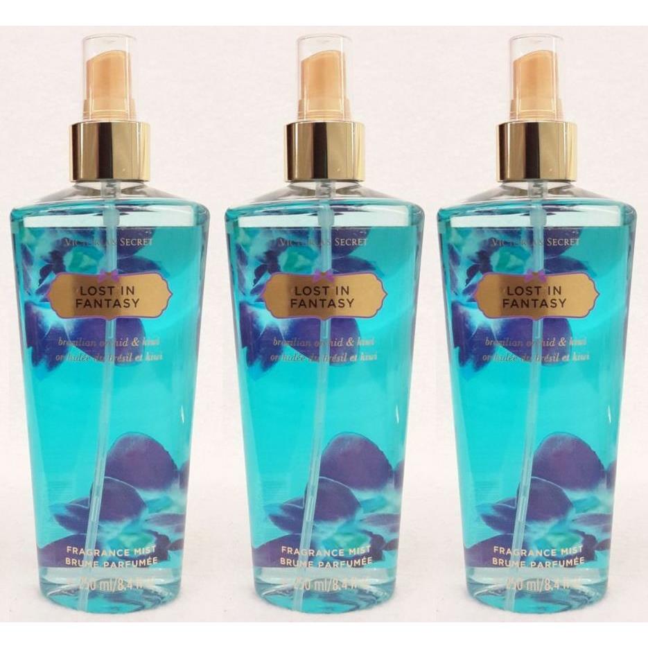 3 Victoria`s Secret Lost IN Fantasy Fragrance Body Mist 8.4 oz