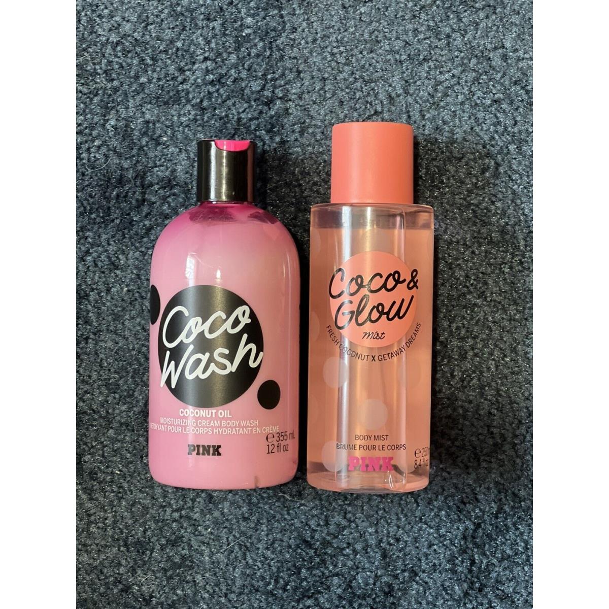 Victoria s Secret Coco Glow Body Mist Spray Coco Body Wash Coconut Oil