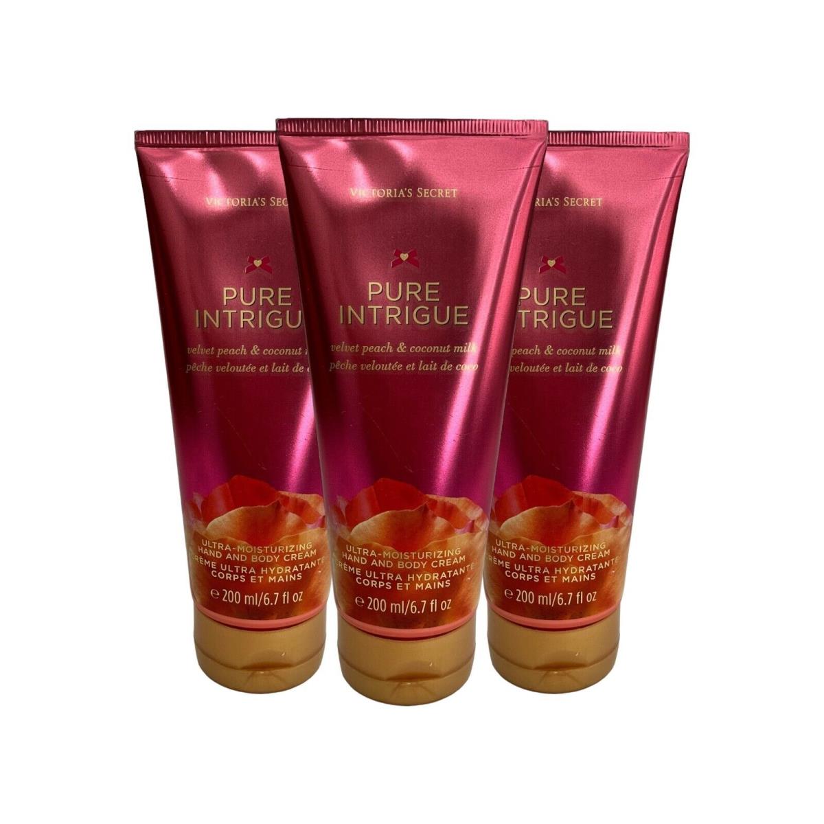 3VICTORIA`S Secret Pure Intrigue Ultra-moisturizing Hand Body Cream 6.7 fl oz