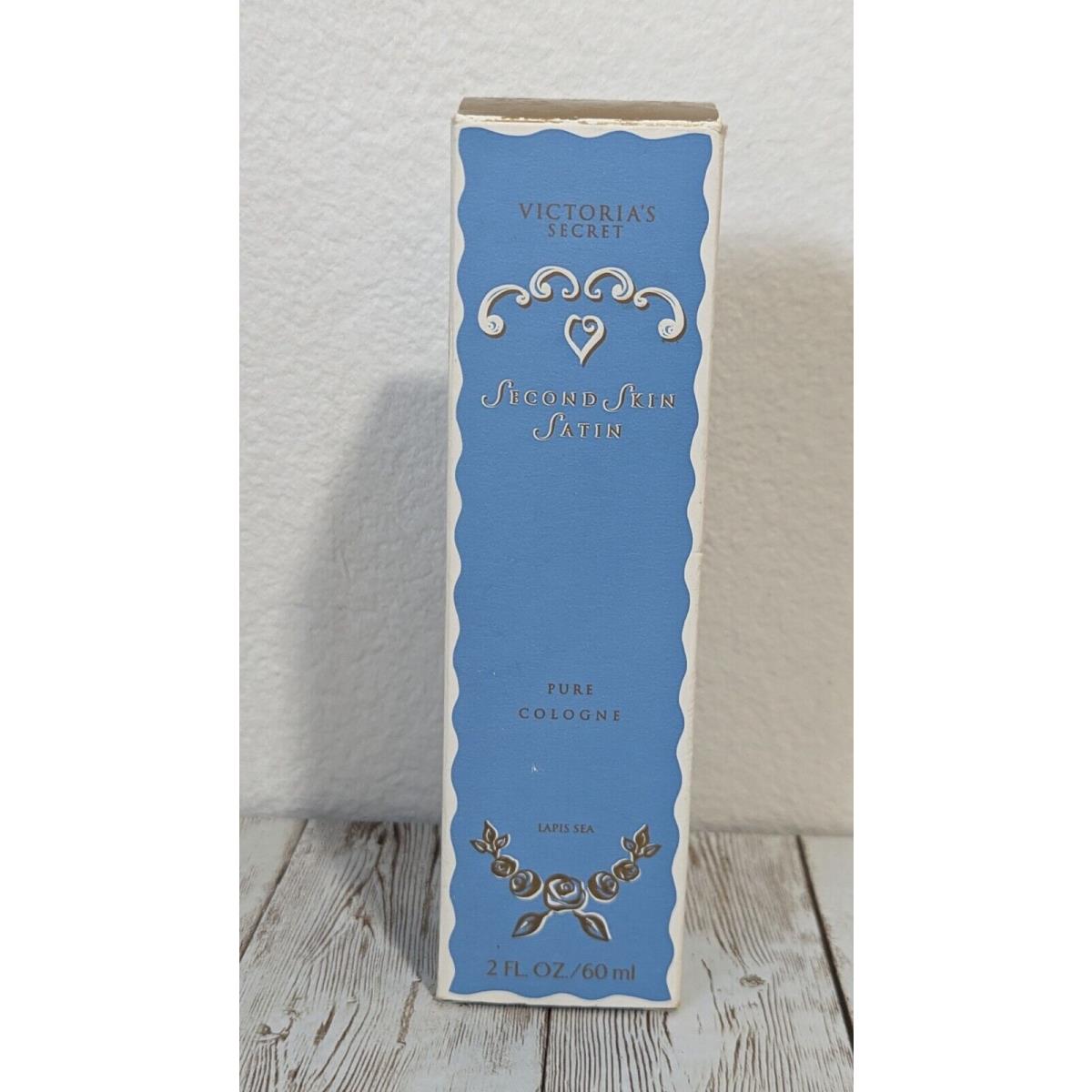 Victoria`s Secret Second Skin Satin Cologne Sheer Spray Lapis Sea 2oz/60 ml Box